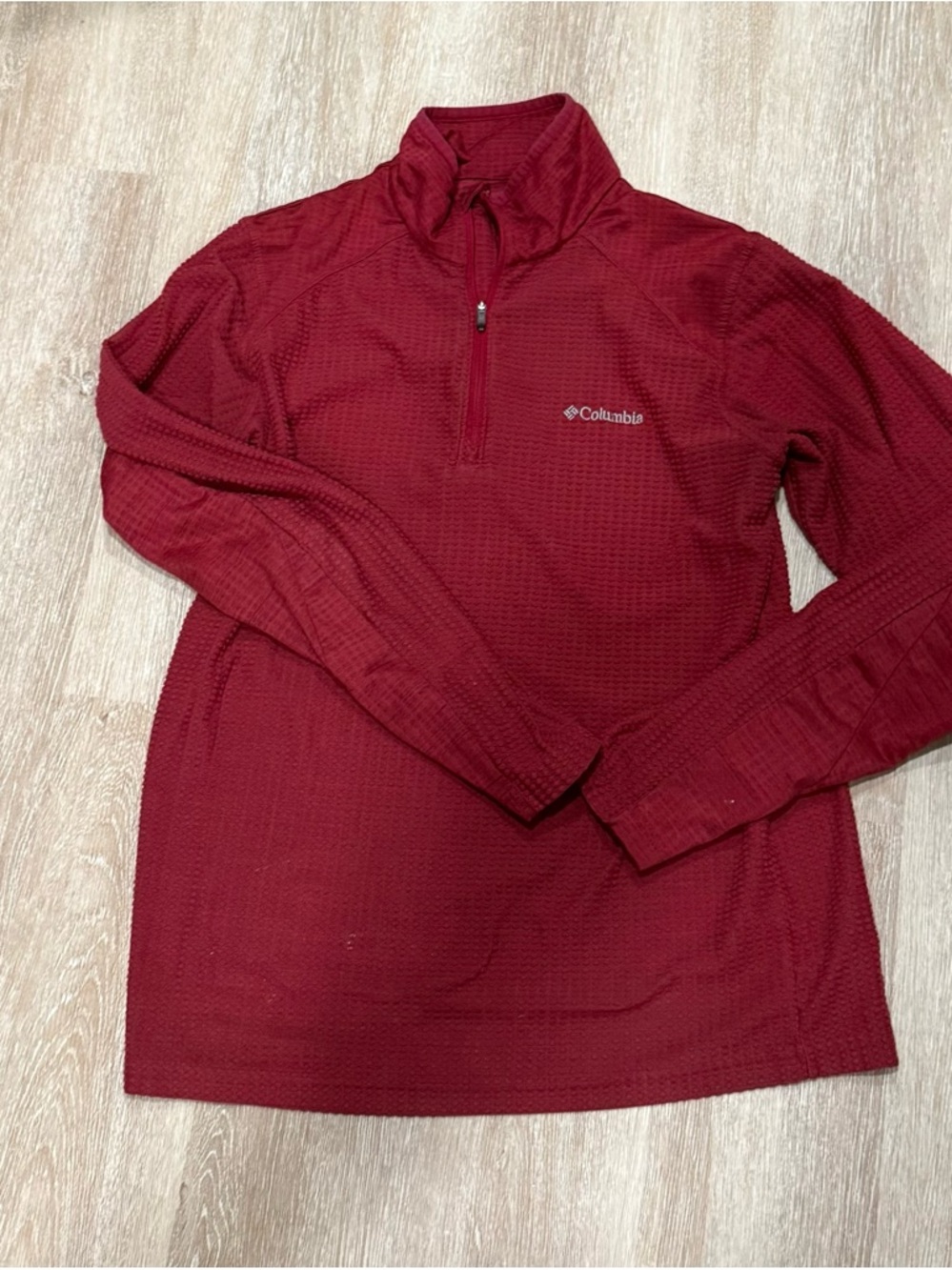 Columbia Quarter-Zip Pullover - Burgundy